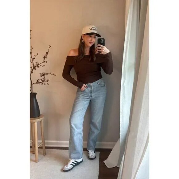 AGOLDE 90's Mid Rise Loose Fit in Wash Snapshot Size US 25 - Picture 2 of 16